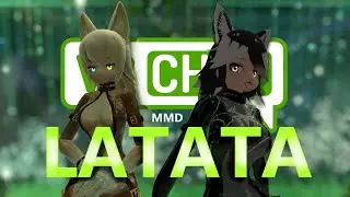 VRChat - LATATA | MMD | Latex | Kemono friends Gray wolf | 4K