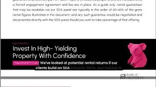 ⁠13 Page SDA Report &ndash; Public Property