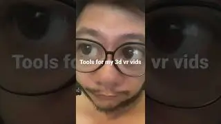 Tools and the most important thing used in 3D VR 180 video  #shorts #VR180