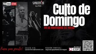 🔴 LIVE | 09/11/2025 [CULTO DE LOUVOR E ADORA&Ccedil;&Atilde;O] | Pr. JOEL NATTO | IGREJA BATISTA VALENTS