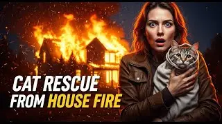 Dark side of Cat Rescue from House Fire | real rescue story | cat in trouble