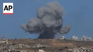 Smoke and explosions seen in Gaza as Israel continues strikes