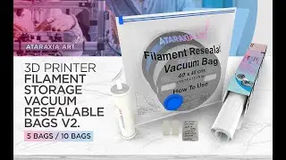 Ataraxia ART Filament Storage Bag # Filament Vacuum Storage Bags # printer Storage # Strong Storage