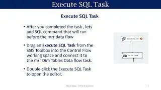 Execute SQL Task Explained | SSIS Control Flow