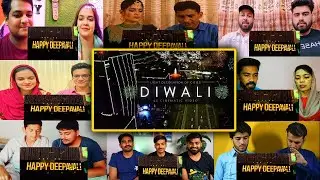 Diwali Lights Decoration In Different Cities Cinematic Video ｜ Mashup Reaction