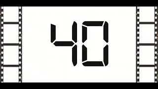 Countdown from 40 to 0 (Retro)