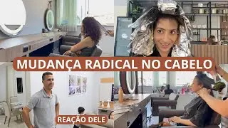 MUDANÇA RADICAL NA COR DO CABELO, ESTRANHEI MUITO +| REAÇÃO DO MARIDO LETÍCIA VELOSO