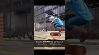 Desafio HIST&Oacute;RICO Jake Johnson - 360 Flip Noseslide #session #skate #sessionskatesim #challenge #sk8