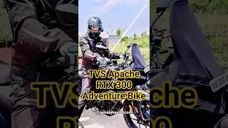 TVS Apache RTX 300 ADV spotted! 😍 Expecting a lot from this one.🤘#tvsapachertx300 #tvsadventurebike