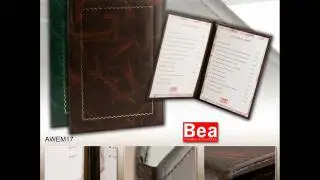 custom menu covers and bill folder presentation for your restaurant with design.
