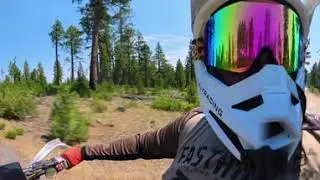360 Video of a hidden path and thrilling obstacles within Whychus Canyon are explored.