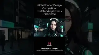 Sharing Wallpapers creation with AI-assisted graphics #artificialintelligence