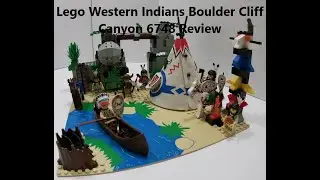 Lego Western Indians Boulder Cliff Canyon 6748 Review