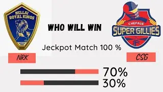 TNPL 2022 1st Qualifier Match Prediction- NRK vs CSG | Nellai Royals Kings vs Chepauk Super