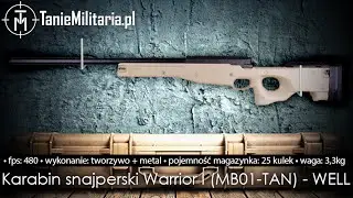 KARABIN SNAJPERSKI WARRIOR I (MB01-TAN) WELL - TANIEMILITARIA.PL