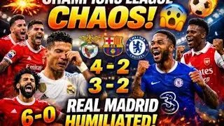 CHAMPIONS LEAGUE CHAOS 😱🔥 Real Madrid HUMILIATED | Liverpool 6-0 | Barca, Chelsea, Arsenal WIN!