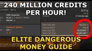 240 MILLION Credits per Hour in Elite Dangerous?! EASY Trade Route Guide - Community Missions
