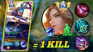 Johnson Best Build Vs Lancelot Who will Win-johnson mage Build #MuscleJohnson #mlbb