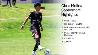 Chris Molina Sophomore Season Highlights