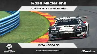 iRacing - 24S3 - Audi R8 GT3 - IMSA - Watkins Glen - RM