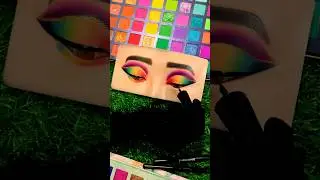 Rainbow Eye Makeup //