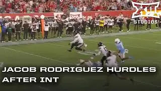 Jacob Rodriguez HURDLES After INT vs. Houston | 2025 Big 12 Football