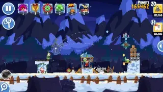 Прохождение уровней Angry Birds Friends от 31 декабря 2018, часть 2 из 3.
