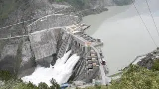 A beautiful view of Baglihar Hydroelectric Power Project