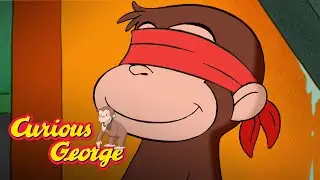 Blindfolded Monkey 🐵 Curious George 🐵Kids Cartoon 🐵 Kids Movies 🐵Videos for Kids