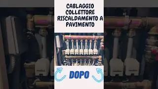 Cablaggio collettore di riscaldamento #business #electric #electrical #faidate #homemade #home