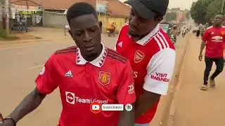 Arsenal fans after winning Manchester united... maulana and Reign Comedy Uganda 2025 