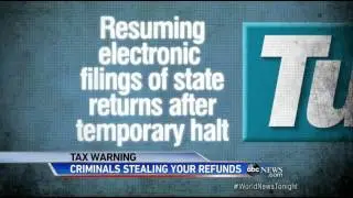 Taxpayers Scammed Out of Refunds By Crooks1:29