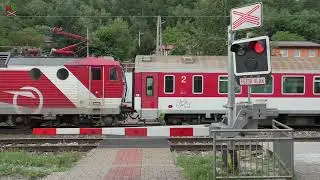 Železničné priecestie Margecany zast. [SP2542] - 2.7.2024 / Žel. přejezd / Slovak railroad crossing