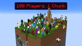 Смогут ли 100 игроков выжить на одном куске?
