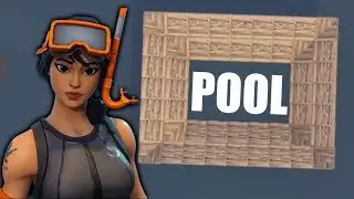 Building a SWIMMING POOL in Fortnite: Battle Royale! - Fortnite Building #1