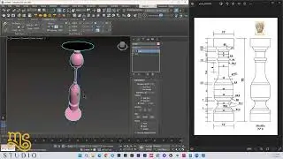 section creation inside 3D max with lathe & sweep Modifier