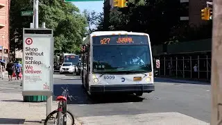 MTA New York City Bus: 2011 Nova Bus LFS #8009 on the Q27 Local Bus.