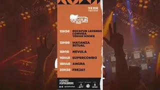 Transmissão ao vivo Rockfun Fest 2025 parte 2