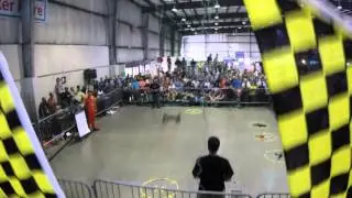 Maker Faire 2014 - Game of Drones - Air to Air Video of Drone Combat