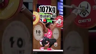 19 y/o Ingrid Vanessa Segura (69kg Bahrain) 107kg / 236lbs Bronze medal 2025 World #weightlifting