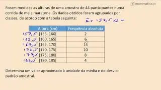 Fórmula do Desvio Padrão e Variância