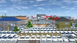 SAKURA ALL WHITE COLOUR SUPER CAR COLLECTION AT NEAR BOY'S HOME 🚔🚒😍🤣✅. SAKURASCHOOLSIMULATOR 😱🤯🚔🚒✅✅