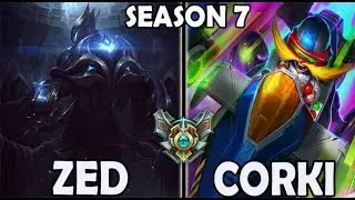 Best Zed NA vs Corki MID - Master 216 LP Rank #348