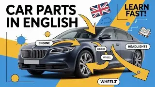 Auto Parts in English 🚗 | Learn Car Parts Vocabulary Fast with Clear Examples