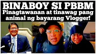 Pbbm binaboy at Binastos ng bayaran vlogger na si Banat By!