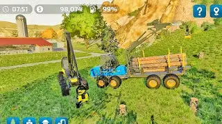 How to cut trees and sell in farming simulator 23
