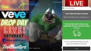VeVe Drop Day LIVE - Dreamworks Trollhunters Digital Collectibles Blindbox NFT Drop! Good Luck!!