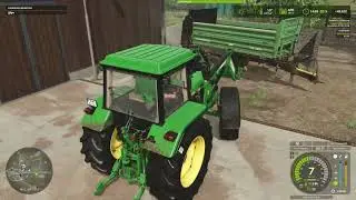 Daheim Zeitraffer #4 | Lohnern und erster Schnitt | Landwirtschafts-Simulator 25