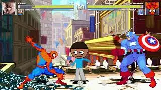 AN Mugen Request #1371: Edge & Christian VS Spider-Man & Captain America