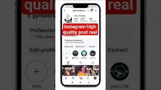 Instagram high quality videos upload || how to high quality story Instagram #instagram #tech